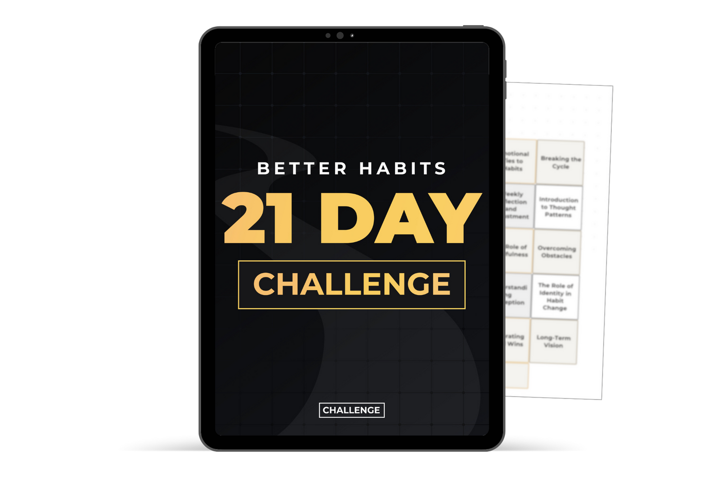 Better Habits 21 Day Challenge + Checklist