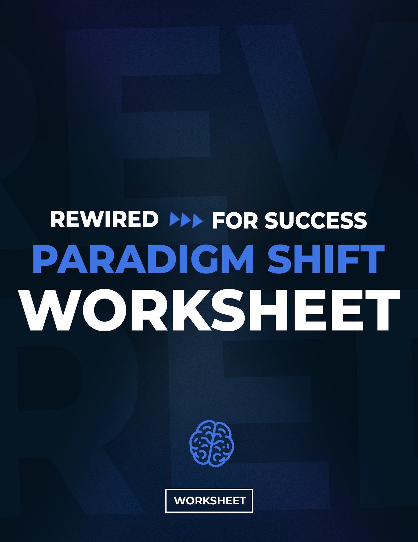 Paradigm Shift Worksheet
